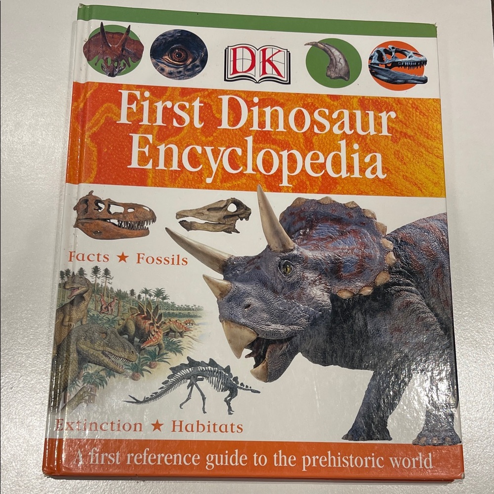First Dinosaur Encyclopedia Hardcover book - Picture 1 of 2